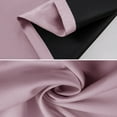 thumbnail image 5 of Pink Rod Pocket Thermal Insulated with Coated Lining 52 in. W x 84 in. L Indoor Blackout Curtains (Set of 2), 5 of 7