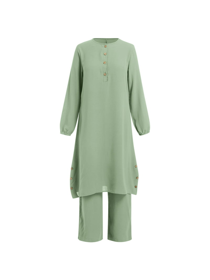 slim fit dress slacks Luxury Modal Hijab - Tea Green
