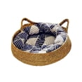 thumbnail image 4 of Cesta para Cama para Gatos, Salón para Gatos con Cojín, Perrera Duradera, Cómoda Tabla para Rascar para Gatos, Cama para Dormir para Perros Pequeños Y Almohada M 38x38x13cm, 4 of 8