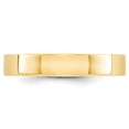 thumbnail image 6 of 10K Yellow Gold 4mm Light Weight Flat Band Ring Size 5.5, 6 of 7