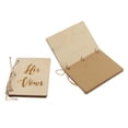 thumbnail image 3 of His And Her s Brown Kraft Paper Booklet For Engagement Gift Wedding Favors, 3 of 9