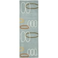thumbnail image 5 of SAFAVIEH Soho Christy Abstract Wool Area Rug, Blue/Multi, 5' x 8', 5 of 8