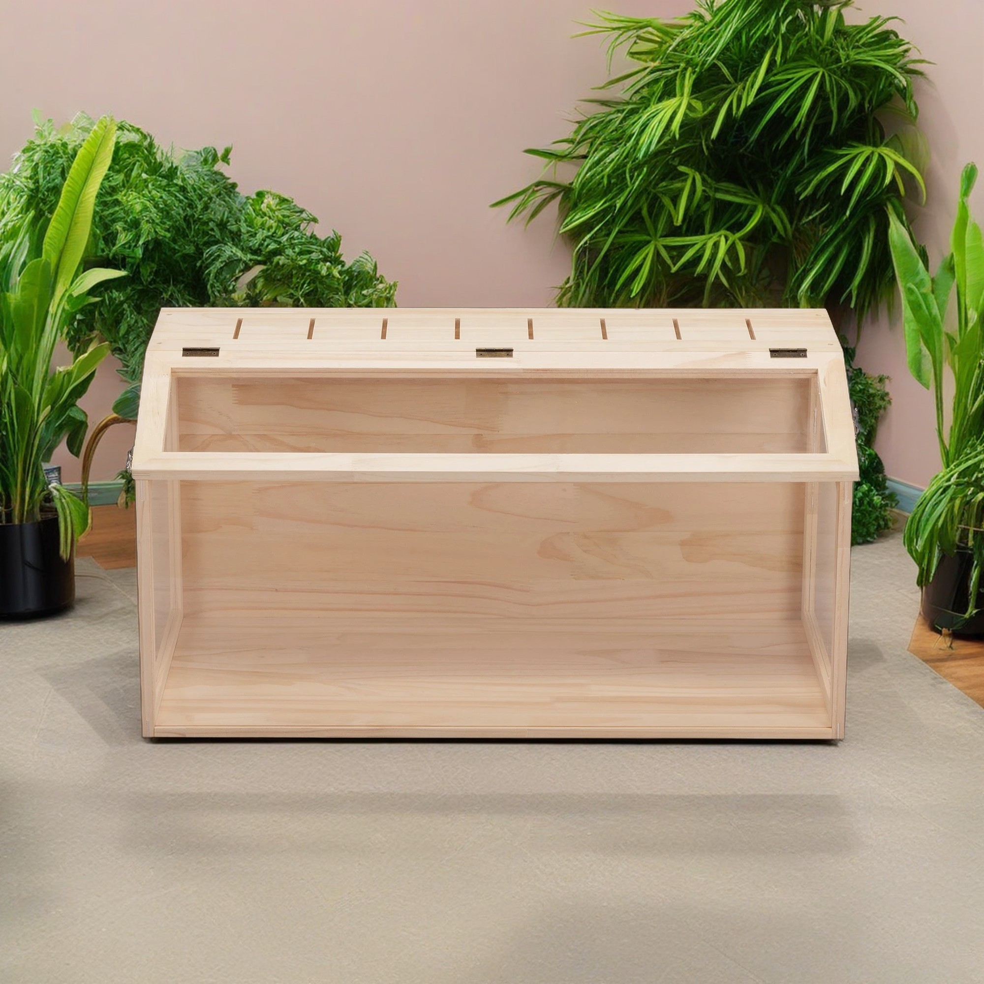 Kadyn 31" Hamster Cage Guinea Pig Cage (Decoration in cages are sold separately, not included), Pet Cages for Small Animals Hutch House, Beige