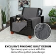 thumbnail image 6 of FurHaven Pawprint Non-Skid Sofa and Chair Furniture Protector for Dogs and Cats - Chair, Gray, 6 of 11