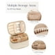 thumbnail image 3 of Bolsa de maquillaje Prite de gran capacidad impermeable con asa, color beige, 3 of 7