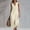 Beige, variant on Long Dresses for Women with Sleeveless and Solid Color Classic Lady Wear