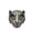 Gunmetal, variant on 10pcs Brass Micro Pave Cubic Zirconia Beads Leopard Hollow Loose Spacer 11x11mm-Platinum