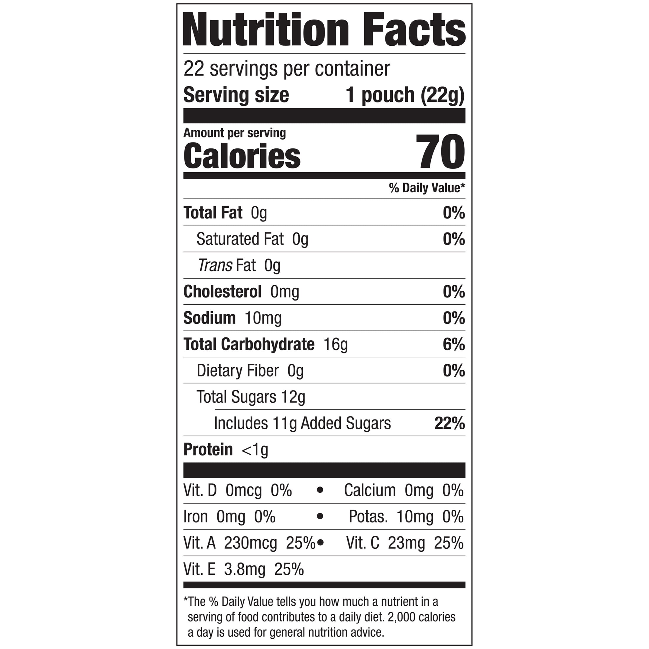 Funables Fruity Snacks, Mixed Berry Flavored Snacks, 0.8 oz 22 ct