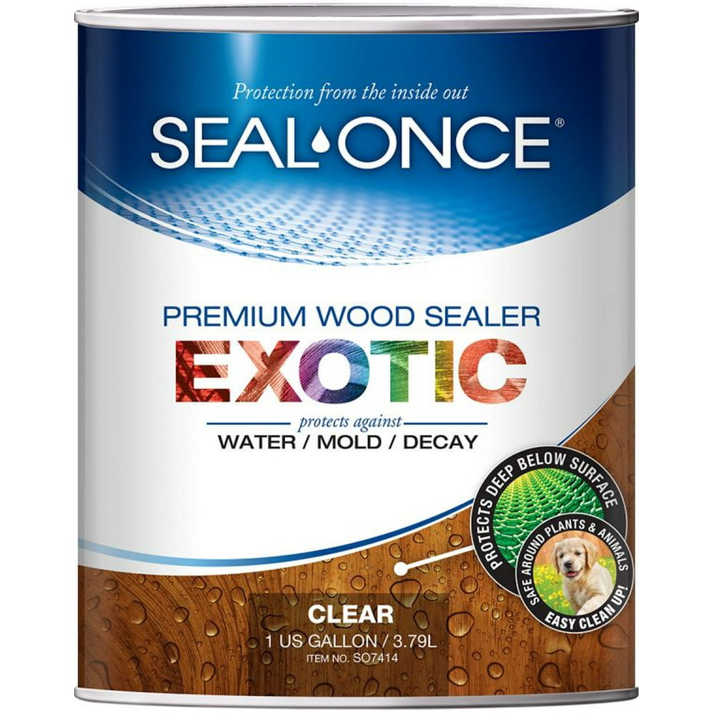 SEALONCE Exotic Premium wood sealer, waterproofer & stain (1 Gallon