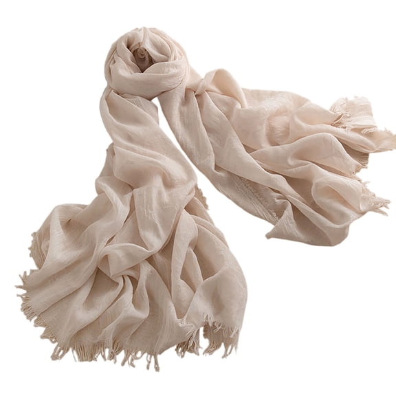 successthop Long Scarf for Women Spring Soft Sun Protection Ladies Shawl Neck Scarf Elegant Sophisticated Vacation