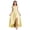 Yellow, variant on SGFCWSX Girls Pageant Dress Spaghetti Strap Satin High Low Hem Ruched Wedding Party Dresses for Kids Black Size 11