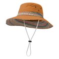 thumbnail image 4 of Sun Hats for Women Unisex Hat Western Cowboy Wide Brim Beach Hat Outdoor Activities Sun Protection Cap, 4 of 4
