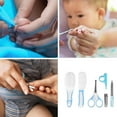 thumbnail image 7 of Baby Health Care Set-6Pcs/Set,Bexikou Portable Newborn Baby Tool Kits Kids Grooming Kit Safety Cutter Nail Care Set for Baby Children, 7 of 7