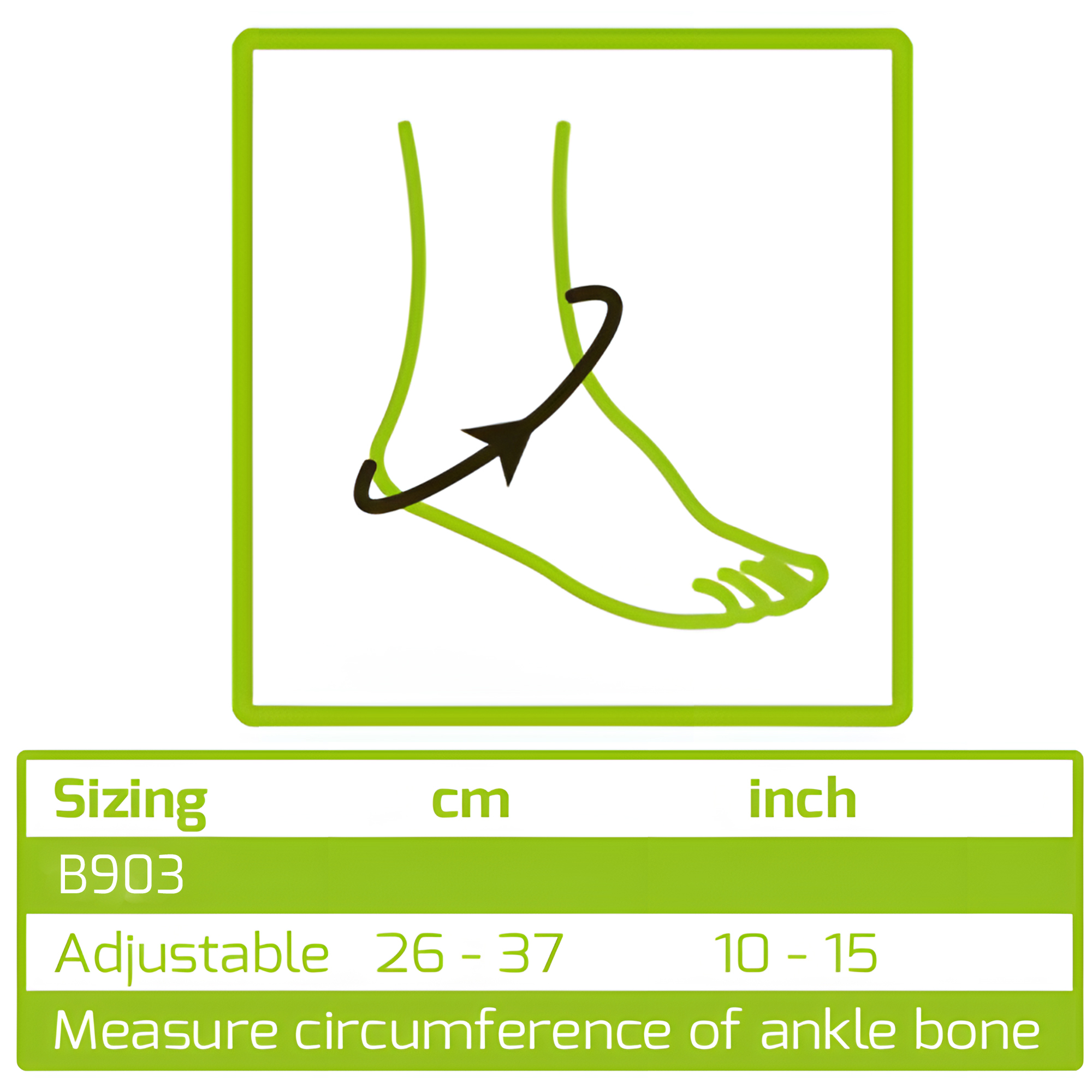 BraceUP Ankle Brace - Relieve Pain, Enhance Stability for Foot Pain, Sprained Ankle, Achilles Tendonitis