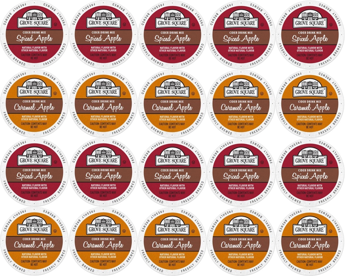 20 Count Grove Square Cider KCup Caramel and Spiced Apple