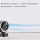 thumbnail image 5 of ZEBRE 5000mAh Ventilador para acampar Ventilador de mesa, Mini ventilador USB 3 en 1 con luz LED y gancho, Rotación de 360 °, Ventilador de techo de 3 velocidades Ventilador para tienda de campaña con ventilador para automóvil Camping al aire libre Oficina Hogar, 5 of 6