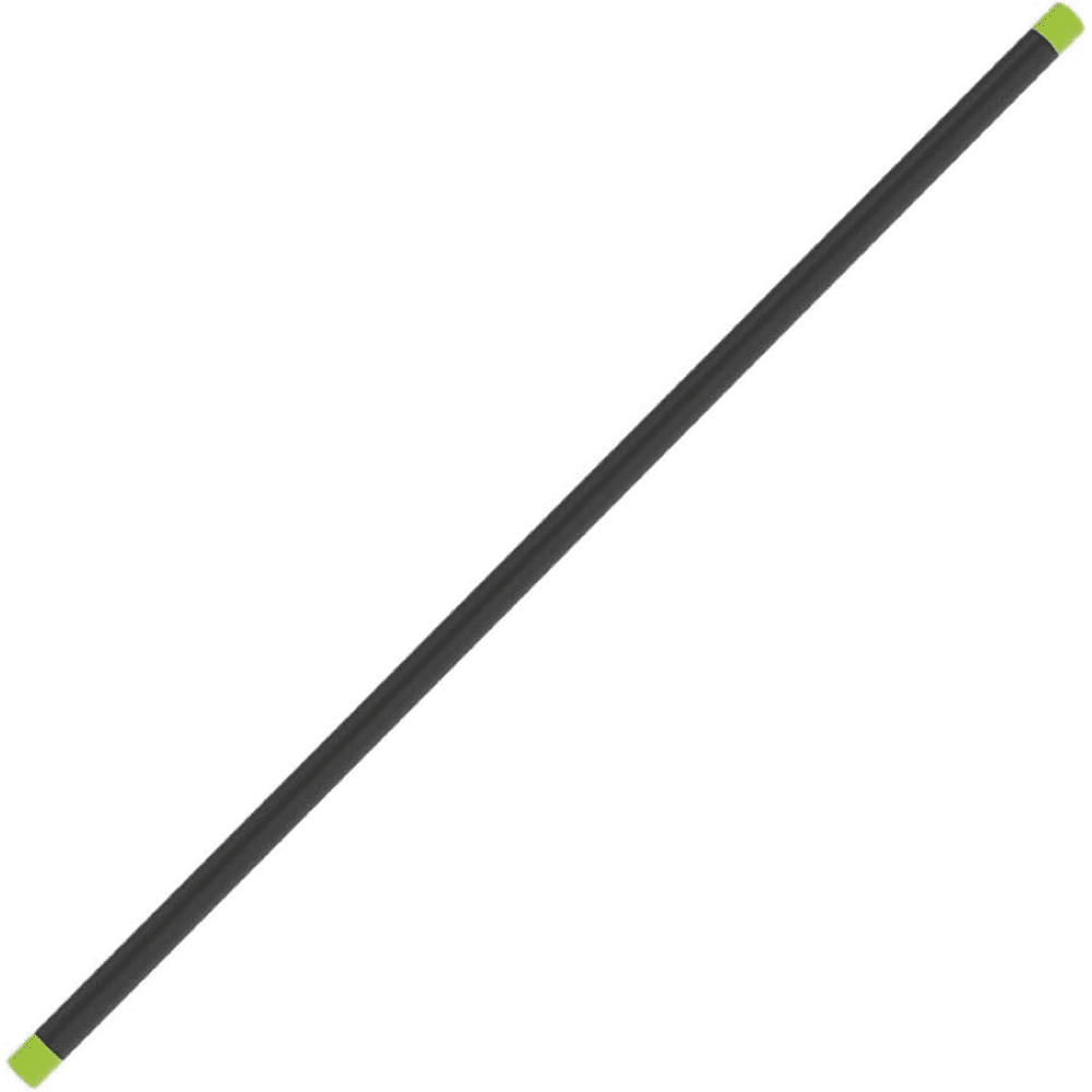 Power Systems Versa Bar Aerobic Bar Prime 9 lbs, 4' Weighted Cardio Bar for Pilates, Yoga, Therapy