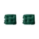 thumbnail image 4 of Kearding Ultimate Comfort Square Floor Pillows Pad para la relajación Cojines para sillas prácticos y duraderos Cojines verde negro 43 * 43 cm verde negro 43*43cm 2Conjunto, 4 of 6