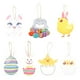 thumbnail image 1 of Bearachild 7 Uds. De accesorios colgantes de de Pascua para el hogar, puerta de pared de tamaño pequeño, decoración colgante DIY, adorno Kits de decoración para fiestas, 1 of 6