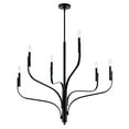 thumbnail image 5 of 52673BK Kichler Lighting Livadia - 6 Light Chandelier-33 Inches Tall and 36.25 Inches Wide-Black Finish, 5 of 8