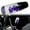 Purple, variant on VIP 15CM JDM Clear Real Flowers Manual Gear Stick Shift Knob Lever Shifter Purple
