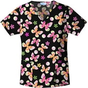 Electric Butterfly Vneck Top