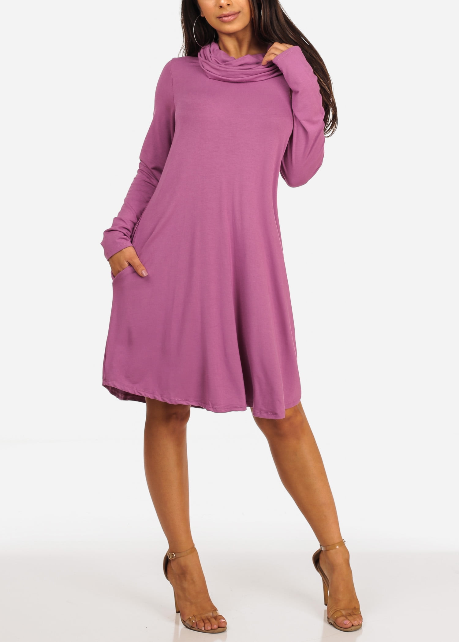 relaxed fit midi dress
