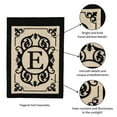 thumbnail image 5 of Evergreen Flag Cambridge Chic Letter E Monogram Applique Garden Flag - 12.5" Wide x 18" High, 5 of 5