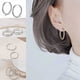 thumbnail image 2 of Xihbxyly Pendientes de Moda, Elegante Malla de Acero de Titanio, Elegante Diseño de Corazón, Cómodos Accesorios Colgantes, Perfectos para Uso Diario, Regalo Ideal para Ella, Vienen En Una Caja de Reg, 2 of 7