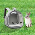 thumbnail image 1 of Mochila de viaje para mascotas perfecl bolsa de transporte portátil versátil y ventilada cápsula de burbujas para mascota Gris, 1 of 8