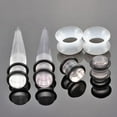 thumbnail image 3 of 50 Pieces Ear Dilation Ear Tunnels Ear Tunnels Expander Ear Tunnels for Friends 50pcs-clear, 3 of 6