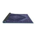 thumbnail image 2 of Ahgly Company Indoor Round Medallion Blue Traditional Area Rugs, 3' Round, 2 of 4