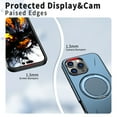thumbnail image 3 of Dteck Magnetic Case for iPhone 11,Shockproof TPU+PC Ring Holder Kickstand Case Compatible with Mag Safe Slim Back Cover,Blue, 3 of 7
