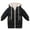 Black, variant on Utoimkio Toddler Baby Girls Boys Winter Warm Jacket Hooded Snowsuit Windproof Thicken Coat Outerwear Hoodies with Pockets for Kids 1-10 Years