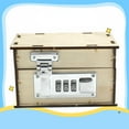 thumbnail image 3 of Ahorro Bloqueo Caja de Dinero Madera DIY Ciencia Juguetes Proyectos Escolares Zulema contraseña de los niños, 3 of 8