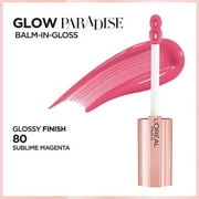 LOreal Paris Glow Paradise Lip Balm-in-Gloss, Sublime Magenta