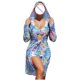 thumbnail image 2 of Trajes de baño para mujer, Trajes de baño para mujer, Traje de baño de tres piezas con tirantes de bikini estampados para mujer, Traje de baño de nailon para mujer, 2 of 9