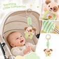 thumbnail image 2 of Knisume Stuffed Animals Plush Toy - Hanging Activity Doll for Crib Car Seat, Sensory Development Companion, Cute Plushies Gift for New Parents, 2 of 5