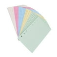 thumbnail image 2 of KAKOWELY 2Pcs A6 5 Colors Blank Pattern 50 Pages Chromatic Loose-leaf Paper Simplicity Notebook Replacement Paper,6.77X"X3.74"X0.04", 2 of 5