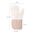 thumbnail image 2 of Guantes de silicona y algodón Guantes para horno microondas Guantes aislantes para hornear, 2 of 5