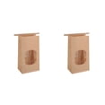 thumbnail image 4 of Paquete de 50 Bolsas de panadería Inteprter papel Kraft no pegajoso 2piezas, 4 of 5