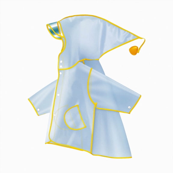 Kogui Raincoat Girls Kids for Girls and Boys Rain Coats Toddler Kids Raincoat Boys Girls Jacket 4T 5T (Yellow,4-5 Years)