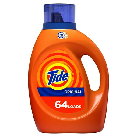 Tide Liquid Laundry Detergent, Original, 64 loads, 92 fl oz, HE Compatible