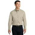 thumbnail image 1 of Port Authority ®  Long Sleeve Twill Shirt.  S600t L Stone, 1 of 4