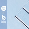thumbnail image 4 of Mainstays Patriotic Cotton Blend Cabana Beach Towel, 36 x 72 in, Light Blue, 4 of 7
