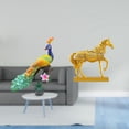 thumbnail image 2 of Estatua del pavo real,Estatua de pavo real,adorno de escritorio creativo y divertido,Estatuas de caballos,Estatuas de caballos Figura de caballo Figura de caballo,Escultura de caballo Adornos, 2 of 8