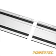 thumbnail image 2 of POWERTEC Track Saw Guide Rail Accessory Kit for Festool, Makita and DeWalt, Includes 2PK 118" Guide Rail Splinter Guard Replacement Strip and Set of 4 Guide Rail Connectors (72049), 2 of 9