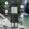 thumbnail image 3 of Yajisi Portable Coffee Maker 2-in-1 Travel Espresso Machine Compatible with NES Capsules and Ground Coffee Hand Press 120ml Cup 80ml Tank Black Edition for Camping Office and Travel, 3 of 9