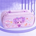 thumbnail image 7 of KTFgvq Large Capacity Pencil Case, Multi-Functional Stationery Bag for, Cute High-Appearance Pen Box, Keeps Supplies Organized, 8.27", 7 of 7