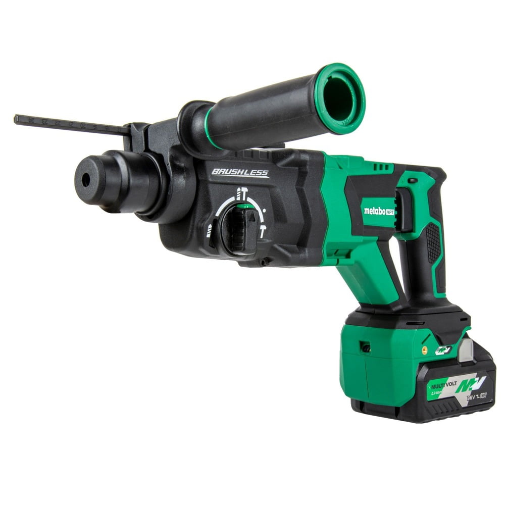 Metabo HPT DH3628DDM 36V MultiVolt Brushless Lithium-Ion 1-1/8 in. Cordless SDS-Plus D-Handle Rotary Hammer Kit (4 Ah)